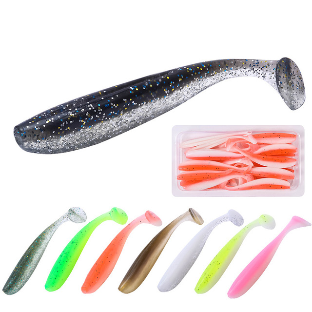 Premium T Tail Soft Bait Fishing Lure Set