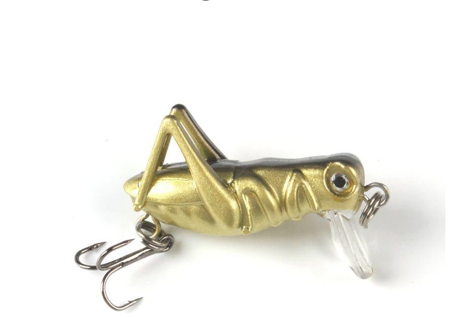 Premium 4cm Cricket & Grasshopper Fishing Lure – 5g Realistic Insect Bait