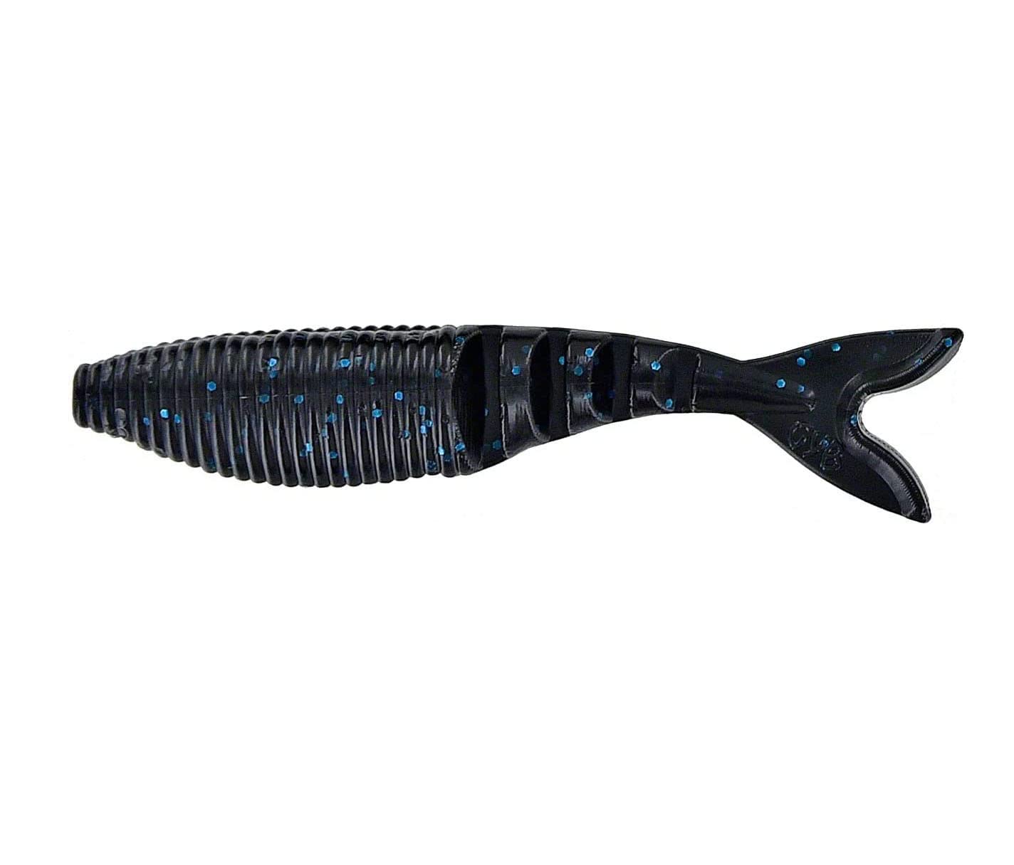 Gary Yamamoto 134-06-021 Zako Swimbait Artificial Fishing Bait Black with Blue Flake