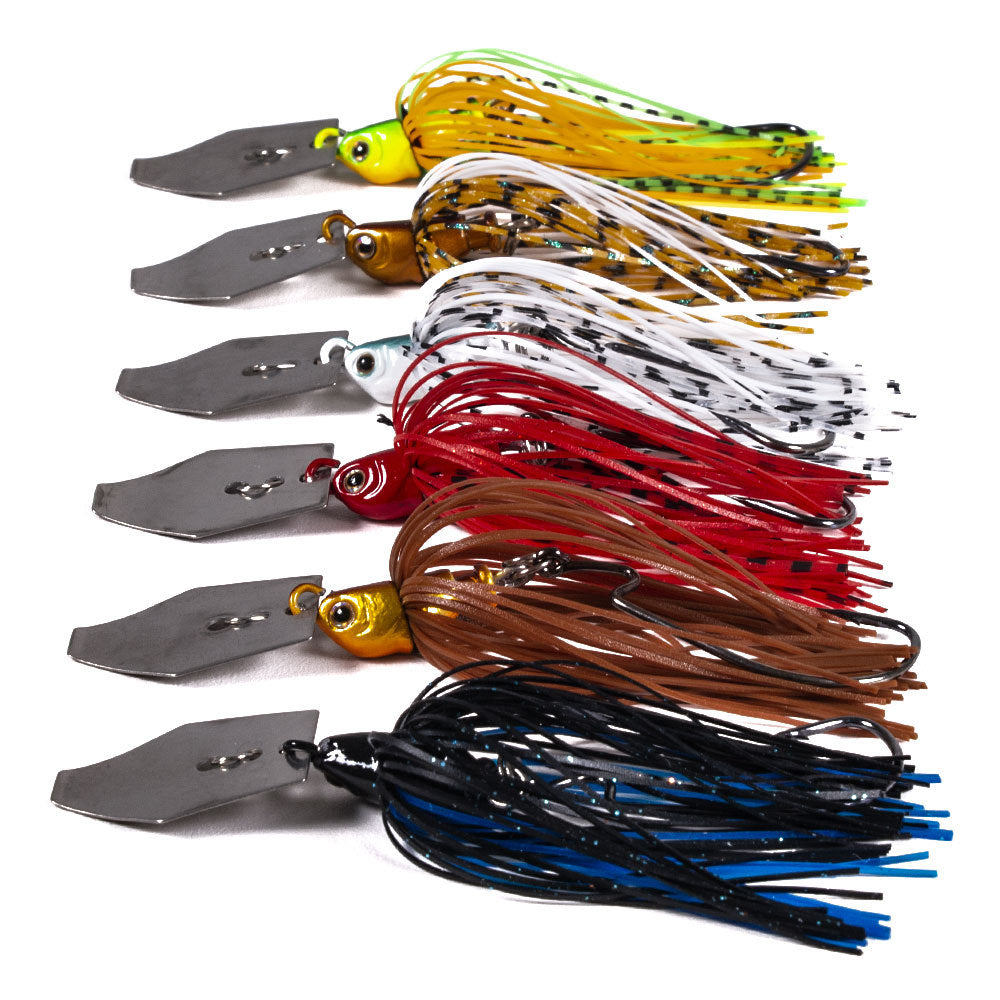 Premium Bladed Jig Fishing Lure- 11g Vibrating Swim Jig