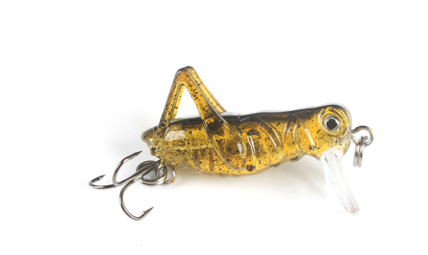 Premium 4cm Cricket & Grasshopper Fishing Lure – 5g Realistic Insect Bait