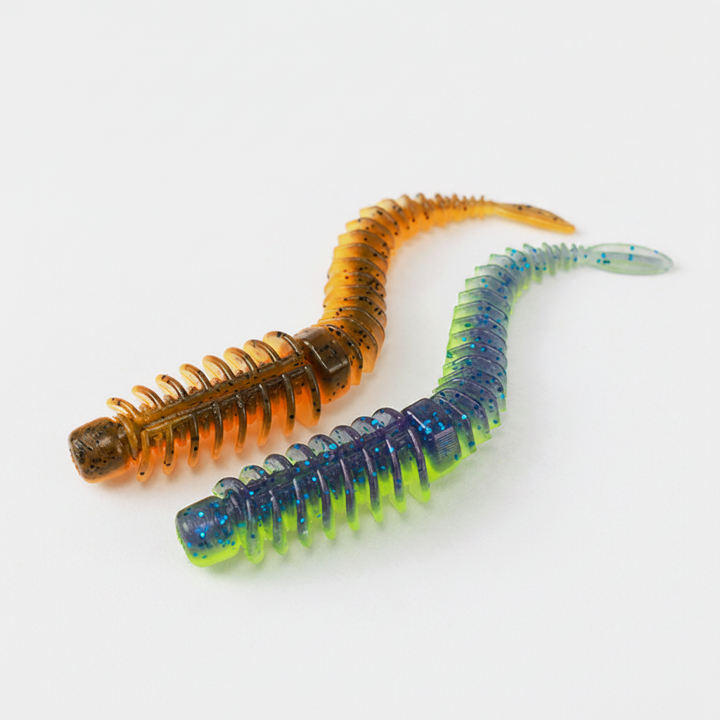 Enhanced Floating Worm Lures 10-Pack